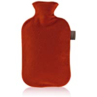 Los mejores  - Fashy 6530 - Bolsa de agua caliente con funda de fieltro- 2 L- color rojo